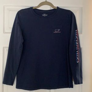 VV Girls Classic Graphic Long-Sleeve Pocket tee